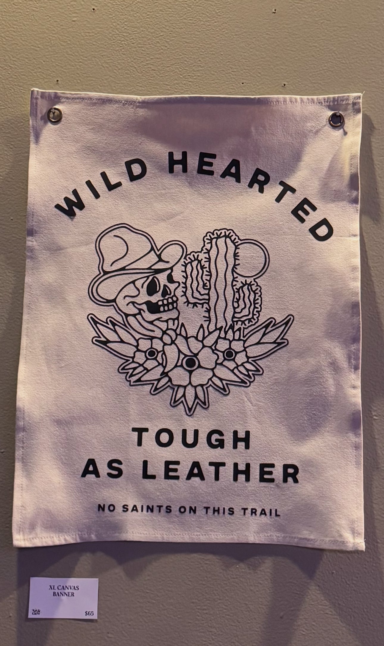 XL Canvas Banner “Wild Hearted”