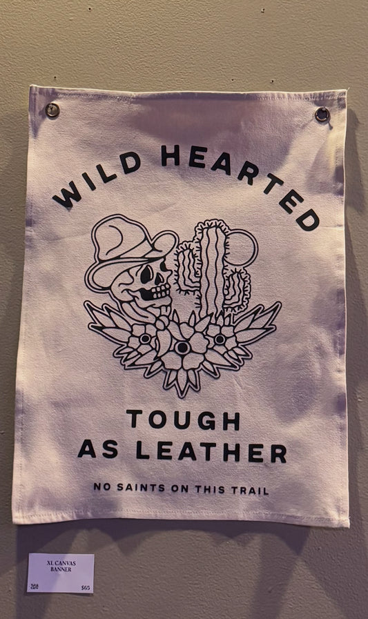 XL Canvas Banner “Wild Hearted”