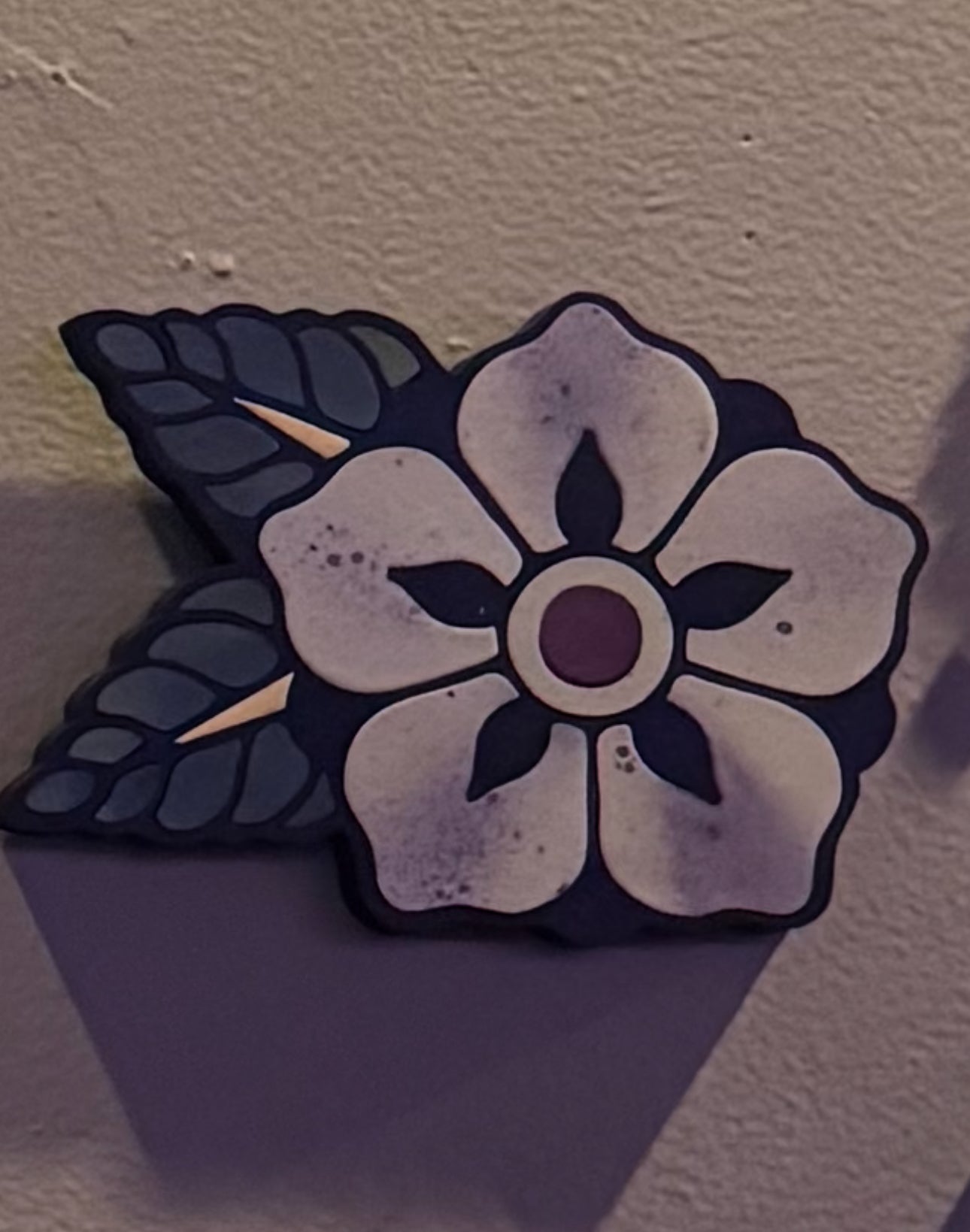 Large Pinwheel Flower Wooden Wall Hanging