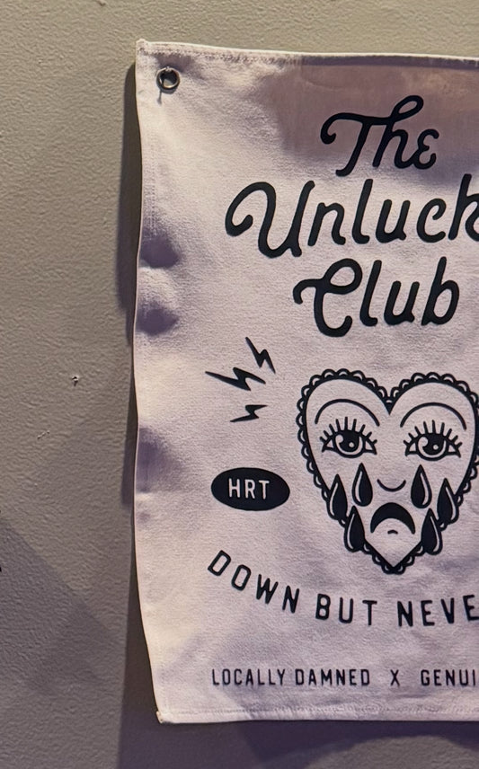 XL Canvas Banner “The Unlucky Club”