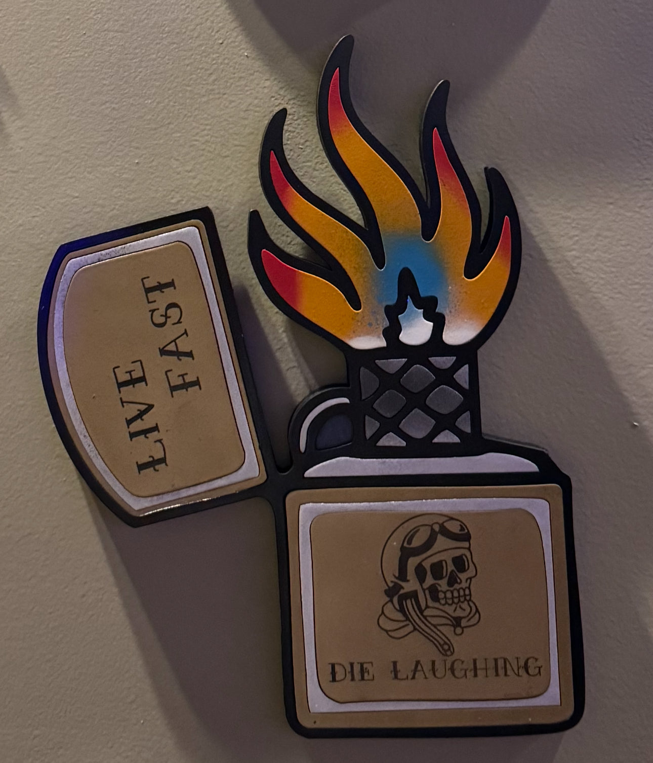 XL Lighter Wooden Wall Hanging