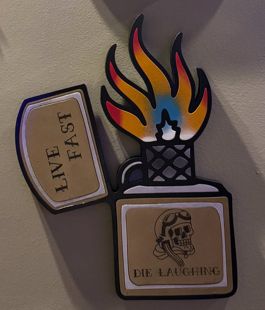 XL Lighter Wooden Wall Hanging