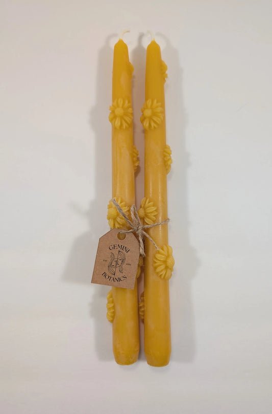 GB Daisy Taper Candles
