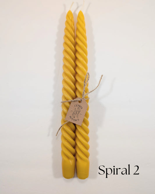 GM Spiral taper candle set (spiral #2)