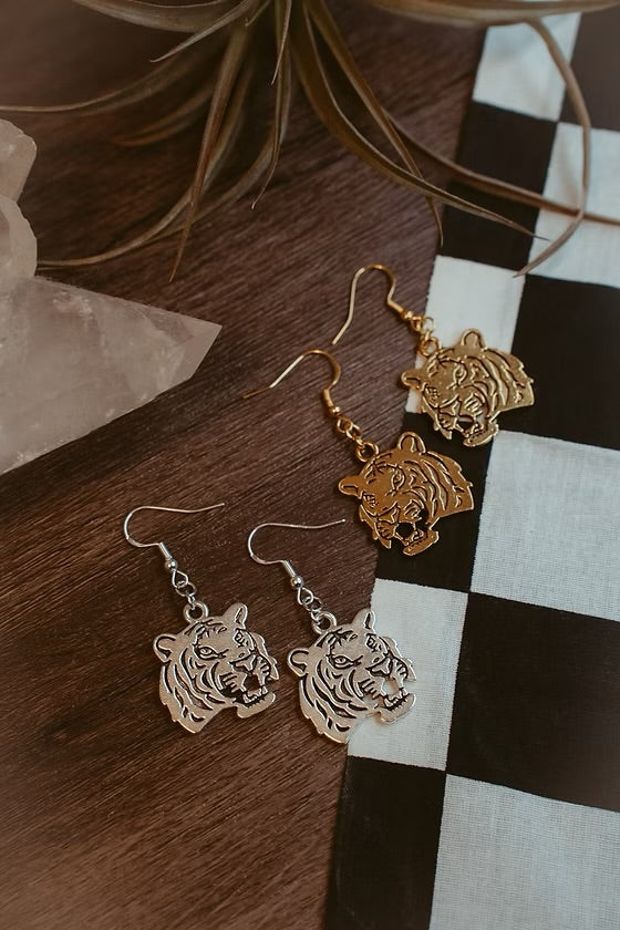 Tiger Earrings